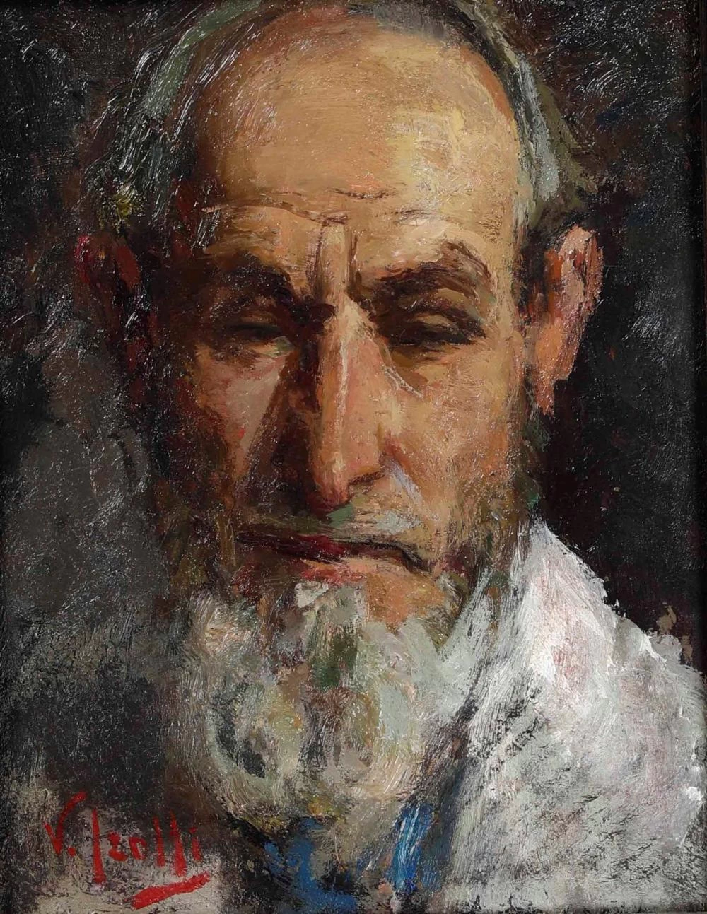 Figura di uomo con barba
